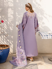 MS-05 - Embroidered Luxury Lawn 3P