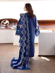 MS-06 - Embroidered Luxury Lawn 3P