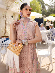 MS-08 - Embroidered Luxury Lawn 3P