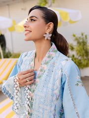 MS-10 - Embroidered Luxury Lawn 3P