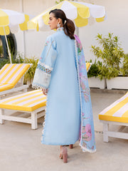 MS-10 - Embroidered Luxury Lawn 3P