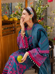 MS-11 - Embroidered Luxury Lawn 3P