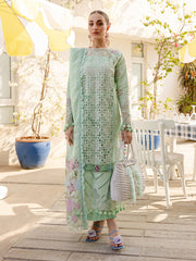 MS-12 - Embroidered Luxury Lawn 3P