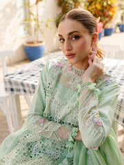 MS-12 - Embroidered Luxury Lawn 3P