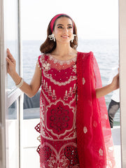 MS-14 - Embroidered Luxury Lawn 3P