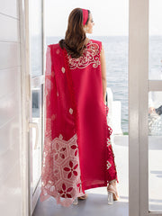 MS-14 - Embroidered Luxury Lawn 3P