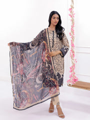 Khushi 2 Piece Grey | Shirt + Dupatta
