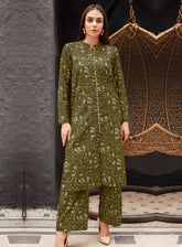 4527 MUNTAZIR - Khaddar Printed 2PC Suit