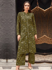 4527 MUNTAZIR - Khaddar Printed 2PC Suit