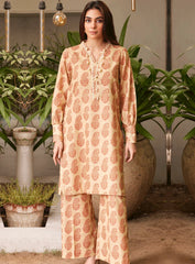 4535 ZEHMEENY - Khaddar Printed 2PC Suit