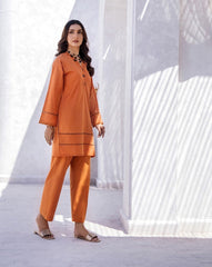 Rustic Noir Lawn 2PC Co-Ord Set