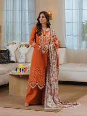 SK-02A - 3P Embroidered Khaddar