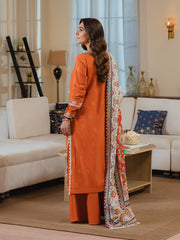 SK-02A - 3P Embroidered Khaddar