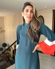 Threaded Love (Two pc) Teal with Stripes