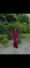 Burgundy Co-ord set (pay-now)