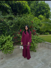 Burgundy Co-ord set (pay-now)