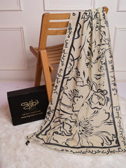 Doodle Art Odhni (Beige)