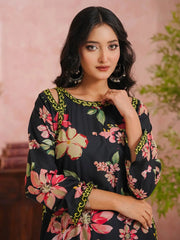 Sargoshi | Gharara Set | Black Tngmdstore