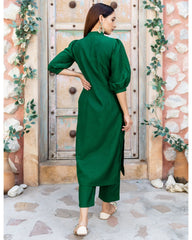 Green Katan Silk Set D2011