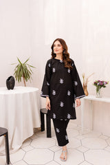 Lawn 2PC Embroidered Dress- 1017