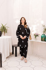 Lawn 2PC Embroidered Dress- 1017