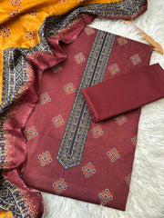 BS 14 - Bin Saeed Unstitched 3 Piece Lawn