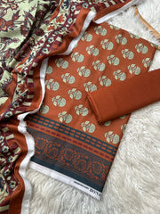 BZ 09 - Bonanza Unstitched Lawn Printed 3P