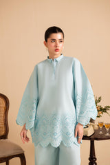 Summer Schiffli Embroidered Co-Ord - 1152