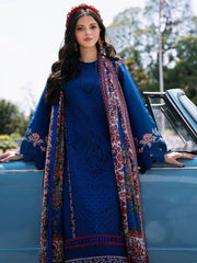 217 - A - Embroidered Lawn 3P