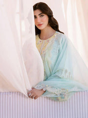216 - B - Embroidered Lawn 3P