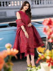 211 - B - Embroidered Lawn 3P