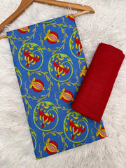 BTR41 - Khaddar Printed 2PC