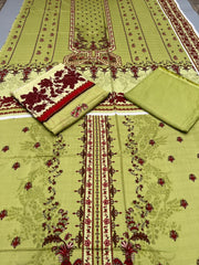 ZRW001 - Printed Doriya Viscose 3PC