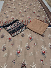 ZRW007 - Printed Doriya Viscose 3PC