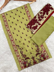 ZRW001 - Printed Doriya Viscose 3PC