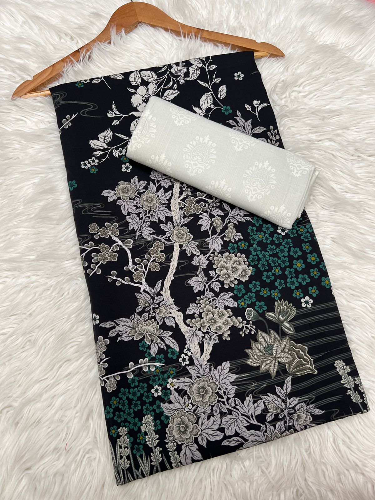 BTR64 - Linen Printed 2PC