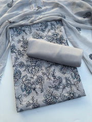 BRZ 007 - Karandi Embroidered 3PC Suit