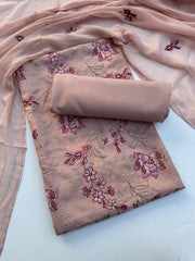 BRZ 009 - Karandi Embroidered 3PC Suit