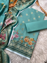 BZ 10 - Bonanza Unstitched Lawn Printed 3P