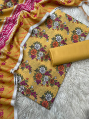 BZ 07 - Bonanza Unstitched Lawn Printed 3P