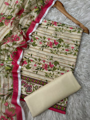 BZ 03 - Bonanza Unstitched Lawn Printed 3P