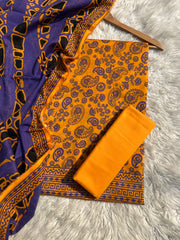 424A - Aisha Noor Printed Lawn 3P