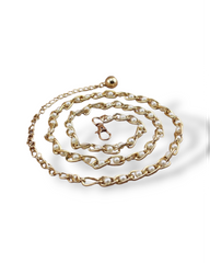 Women's Pearl Beads Waist Belt