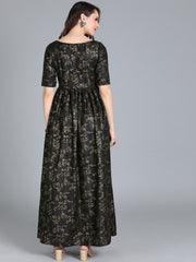 Black & Gold Printed D2031