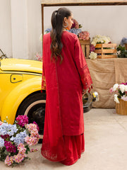 CARMINE | 3 PC Embroidered Lawn