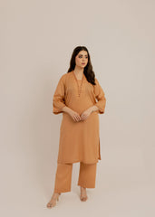 Beige Embroidered dress