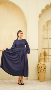 Royal midnight Pleated Maxi