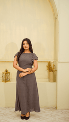 Starlit Ruffle Charm Gown