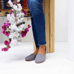 Grey Loafers - Jooti Shooti