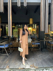 Flair V-NECK Pleated button